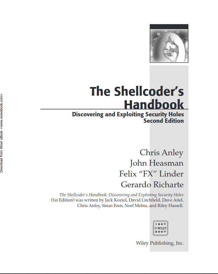 Shellcoder's Handbook